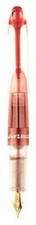  Papermate  Fountain Pen Translucent Orange 2 Hearts On Nib Medium Pt Mini New picture