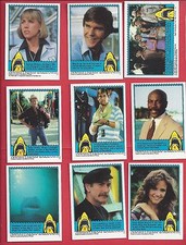 1983 Topps Jaws 3-D Complete set 1 to 44 nm to mint picture