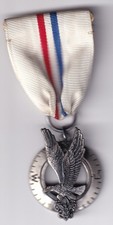 Explorer Silver Award Medal - Type 2 with Card 1956 picture
