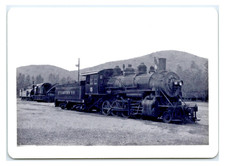Vintage 1950s Steamtown Railroad Steam Locomotive Original Photo (5in X 3.5in) picture