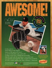 1997 Denny's 3-D Baseball Cards Vintage Print Ad/Poster Ken Caminiti Sports Art picture