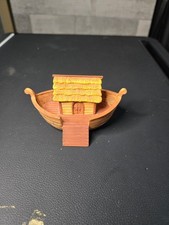 Vintage 1995 Hallmark Noah's Ark Merry Miniatures Figurine Boat picture