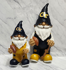 Forever Collectibles Georgia Tech GT Football Garden Gnome Figurines Set of 2  picture