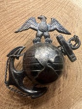 P1912 USMC Officer Service Cap EGA Marine Corps Rare Marine Corps Emblem picture