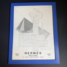 1926 Hermes Golf Advertisement Vintage Framed Art Art Deco Sporting Ad picture