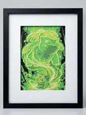 Pokemon Bulbasaur & Venusaur 3D Shadow Box Framed Art 8x10 Layered Desk Decor picture