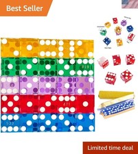 Casino Dice Set 25 Grade AAA 19mm Acrylic Multi-Color Serialized picture