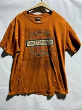 2021 Queen City Fairfield, Ohio Harley Davidson Motorcycles Orange XL Shirt picture