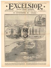 Rare 1912 French Newspaper & Map