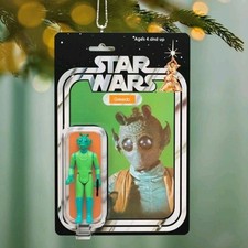 Hallmark Greedo Vintage Figure Star Wars Ornament 2026 NYCC EXCLUSIVE PRESALE picture