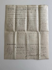 1814 Virginia Land Grant – Gov. James P. Preston picture