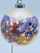 Vintage 1987 Walt Disney World EPCOT Christmas Ornament – Mickey Mouse & Figment picture