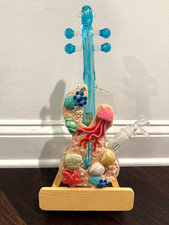 11.5” Premium Glass Water Hookah Art Ocean Shells Octopus Violin Guitar 14mm picture