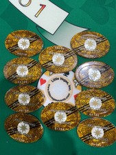 POKER Casino Plaque's STAR CRUISES SHIPS (lot of 10) $500,000 Denomination picture