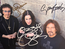 BLACK SABBATH Signed (Ozzy Osbourne) 8x10