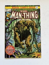 THE MAN-THING #1 - 1ST SOLO TITLE 2ND HOWARD THE DUCK KEY Issue 1974 picture