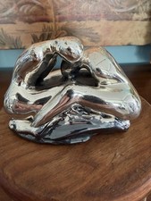 Vintage Zanfeld Silver Dipped Statue “Abbracci” Or “Lovers” picture