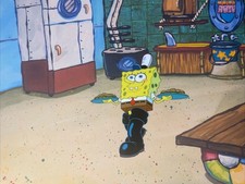 Spongebob Animation Cel Back￼ground Nickelodeon Cartoon Art Cartoon Network I3 picture