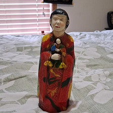  vintage Relic art chinese  oriental  masterpiece wood carved fingurine picture