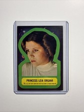 1977 TOPPS STAR WARS PRINCESS LEIA ORGANA TRADING CARD STICKER #2 NRMT/MINT picture