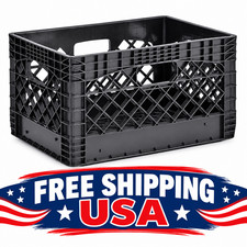 Juggernaut Storage 24QT Plastic Heavy Duty Milk Crate picture
