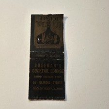 Sheehan's Cocktail Lounge Chicago IL Vintage Matchbook Cover 4MB121-4 picture