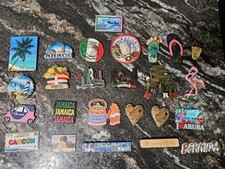 Lot of 20 Vtg & Modern US Travel Souvenir Refrigerator Magnets Cities Landmarks picture