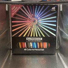 Rare 1990’s Prismacolor 48 Color Range Professional Thick Lead Berol Art Pencils picture