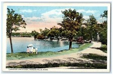 c1920's Lakeside Drive East Scene Fergus Falls Minnesota MN Unposted Postcard picture