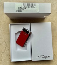 *SALE* S. T. DUPONT Minijet Lighter, Brilliant Red, Ref. 010803 picture