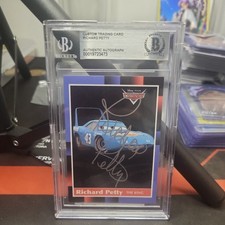 3473 Richard Petty as The King Custom Cars IP Auto BGS AUTH picture