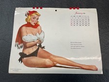 1953 Esquire Girl Pinup Calendar Same Days as 2026 picture
