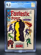 Fantastic Four #67 CGC 9.2 White Pages 1st HIM/Warlock 1967 Silver Age picture