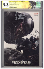 Venomverse #1 CGC 9.8 SS Signed NYCC Convention Variant Francesco Mattina Cover picture