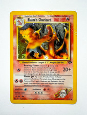 Blaine’s Charizard Holo 2/132 Gym Challenge 2000 English Vintage Pokemon WOTC picture