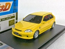 Modeler's Initial D MD43217 Honda Civic EK9 Type R Todo JDM 1:43 scale model car picture