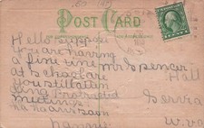 Losie Calhoun County to Servia WV West Virginia DPO Vtg Cover Postcard H11 picture