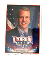 DAN SULLIVAN DECISION 2020 SERIES 2 BASE HIGH NUMBER SP CARD 705 picture