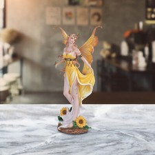 Lovely Sunflower Fairy Statue 12.5