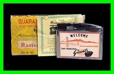 Vintage 1958 Welcome San Francisco Giants Golden Gate Bridge Lighter w/ Box picture