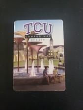 Vintage Rare TCU Texas Christian University Campus Map 2010 picture