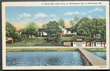 Vintage Postcard 1941 Horse Shoe Point Farm, Chesapeake Bay, North East, MD picture