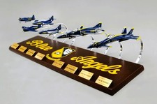 USN Blue Angels Air Demonstration Team 8 Airplane Fleet Desk Top 1/72 SC Model picture