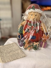 NIB VINTAGE 90s Lighted Christmas Bear Table Lamp Sealed  picture
