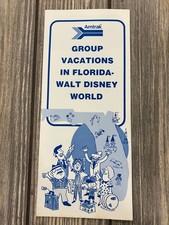 Amtrak Group Vacations Brochure Florida Walt Disney World 1976-1977 Travel Info picture