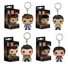 FUNKO Supernatural Keychain with original box Dean Castiel Sam Action Figure Toy picture