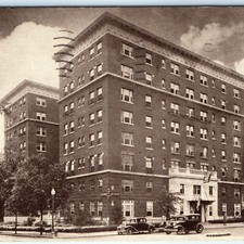 c1930s Washington DC Hotel Lee House Postcard Vintage Cars Street View picture