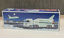 Vintage 1999 Hess Toy Truck And Space Shuttle With Satellite Brand New In Box picture