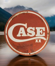 Vintage Case XX Knives Porcelain Sign Gerber Smith Wesson Winchester Old Timer  picture