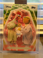 2026 Topps Disney Neon Dr Bunsen Honeydew & Beaker #193 RED DIAMANTE 1/5 SSP picture